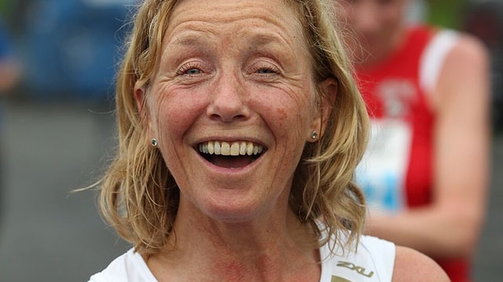 Med 18.43 fra Fornebuløpet har Synøve Brox så langt årets beste veteranresultat for kvinner på 5 km ifølge Veterantabellene (Foto: Kjell Vigestad).