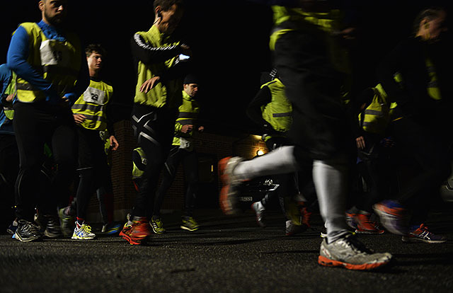 Fra en av nattetappene på Halden Ultraintervall i fjor. (Foto: Bjørn Johannessen)
