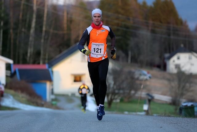 Eirik Rustad byttet ut fjorårets 2. plass på Bjørkelangen med seier denne gangen. Bildet er fra fjorårets løp (foto: Bjørn Hytjanstorp).