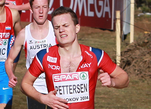 Magnus Hannevig Pettersen snek seg under 8.20 på 3000 m innendørs. (Arkivfoto: Kjell Vigestad)