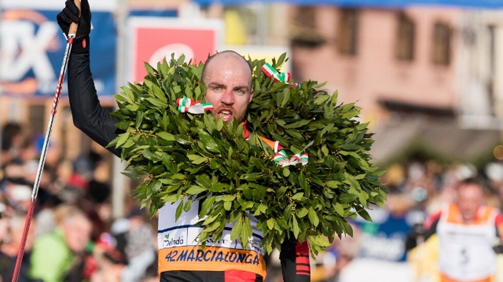 Tord Asle Gjerdalen vant Marcialonga som ifjor hvor bildet er fra. Foto:Magnus Osth