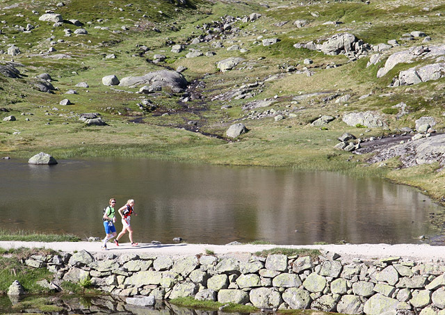 Rallarvegsløpet byr vanligvis på store naturopplevelser. (Foto: Espen Ringom)