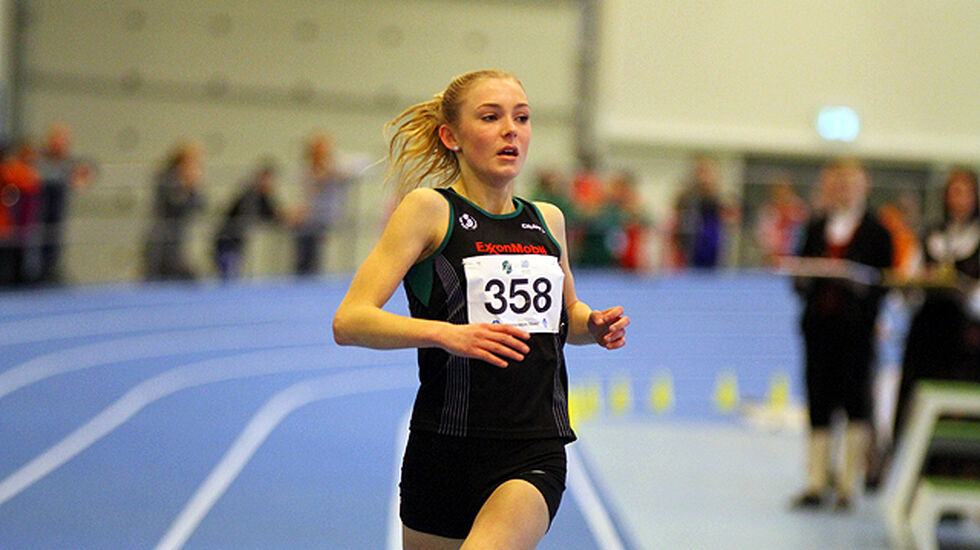 Foto: Ziesler vinner UM innendørs på 1500 m i 2015