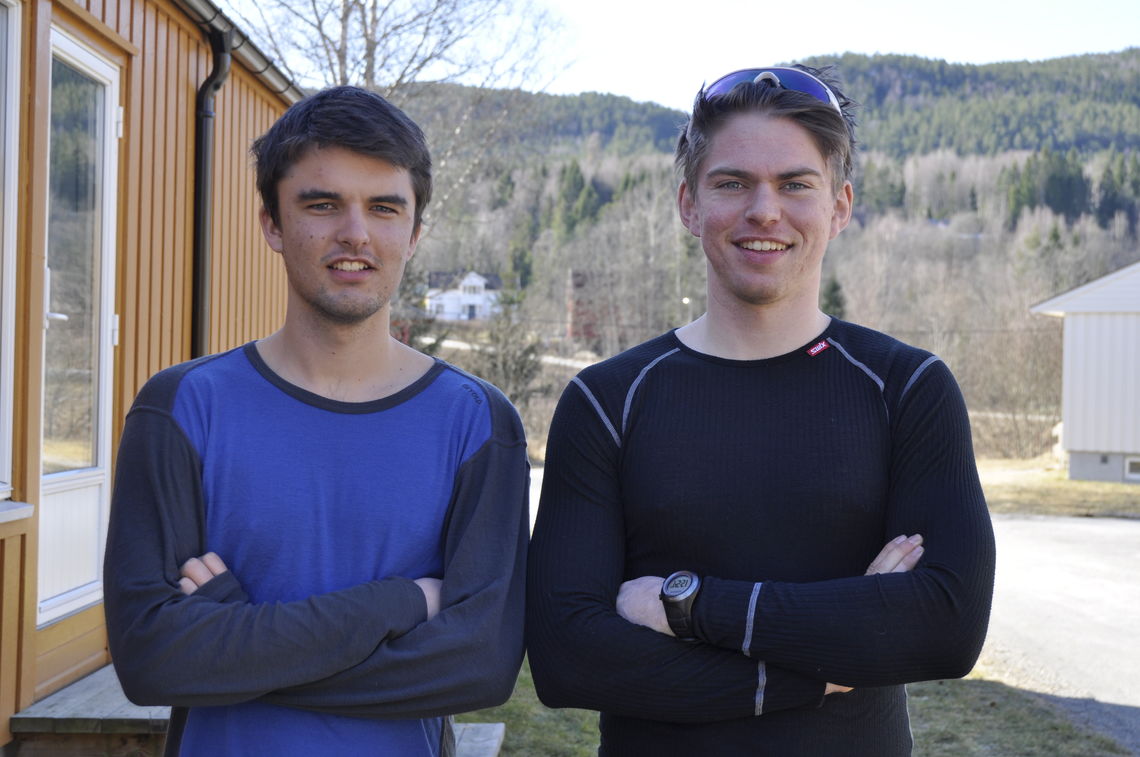 Mathias Almenningen og John Henrik Kirkeli (foto: Karsten Skrettingland)
