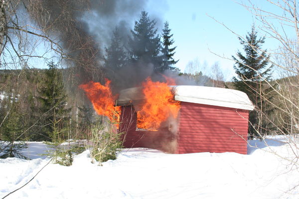 Hyttebrann ©NRBR Hyttebrann