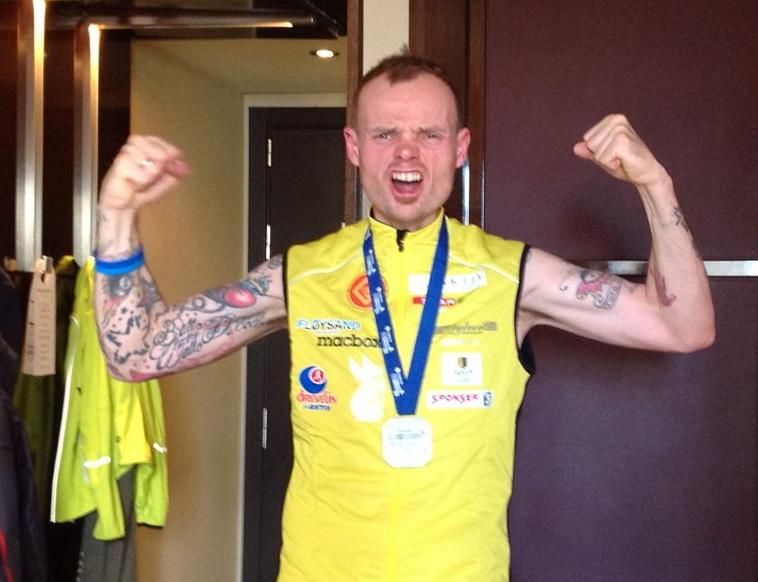 En svært fornøyd Bjørn Tore Taranger etter Barcelona Marathon