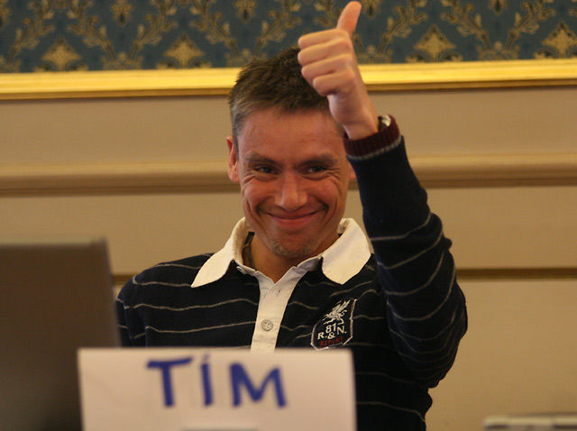 Tim Bennett stemmer ja til mosjonslisens (foto: Bjørn Hytjanstorp)