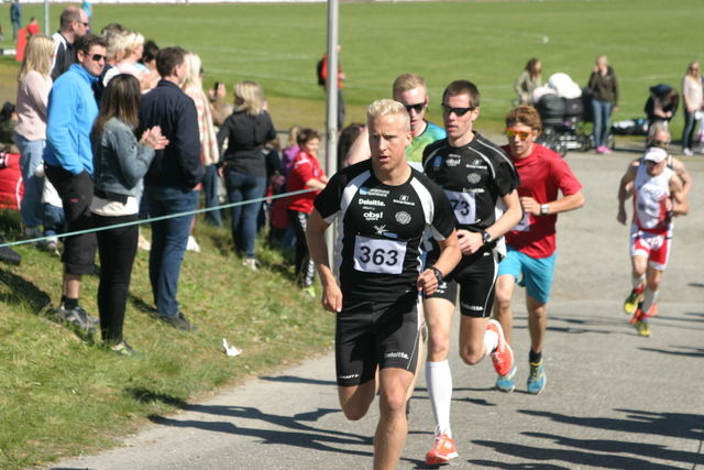 Ole Mikal Tørsdal, Haugesund, tar teten i Sabbaløpet i 2014. Foto: Einar Søndeland
