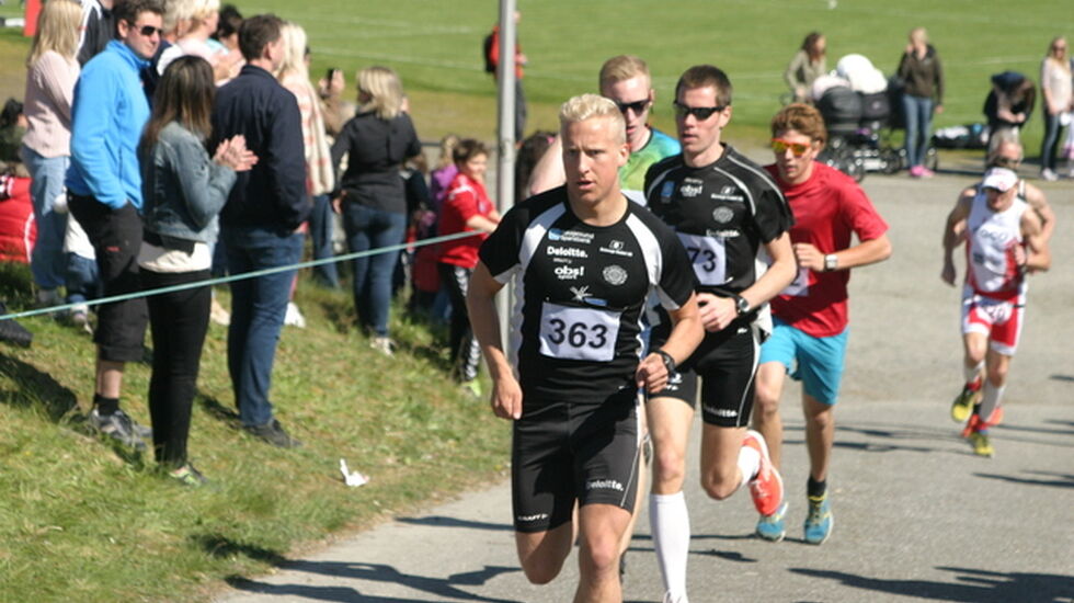 Ole Mikal Tørsdal, Haugesund, tar teten i Sabbaløpet i 2014. Foto: Einar Søndeland