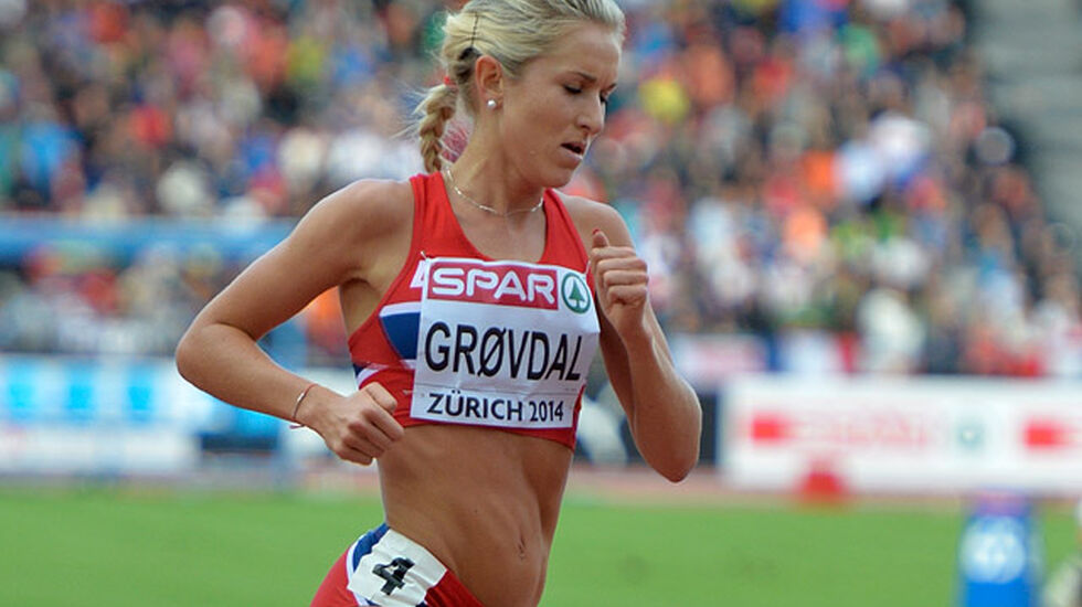 Karoline Bjerkeli Grøvdal tok OL- og EM-kravet i et jafs da hun ble nummer fem på 10 000 meteren i Payton Invitational. (Arkivfoto: Bjørn Johannessen)