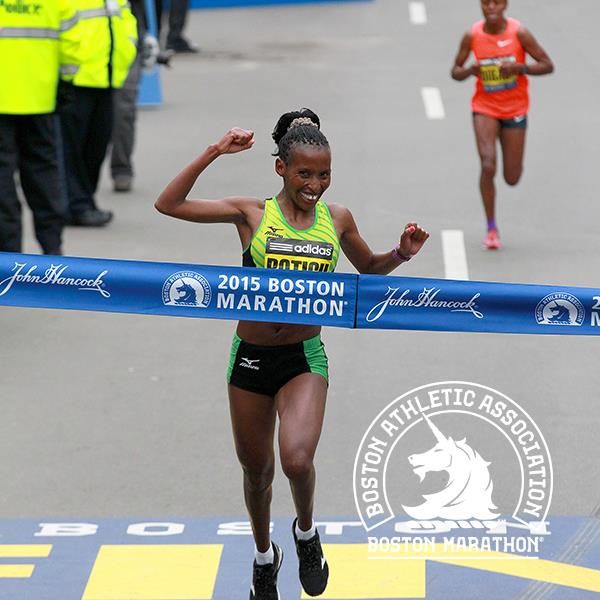 Caroline Rotich vinner Boston Marathon 2015