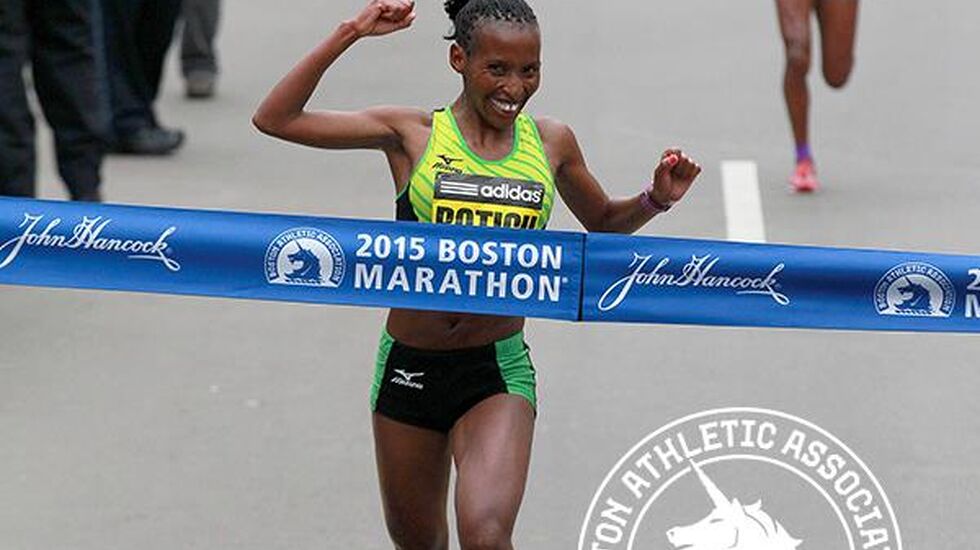 Caroline Rotich vinner Boston Marathon 2015