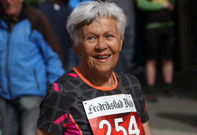 Tove Hassing eldste kvinne under 30 min på 5km Foto: Runar Gilberg