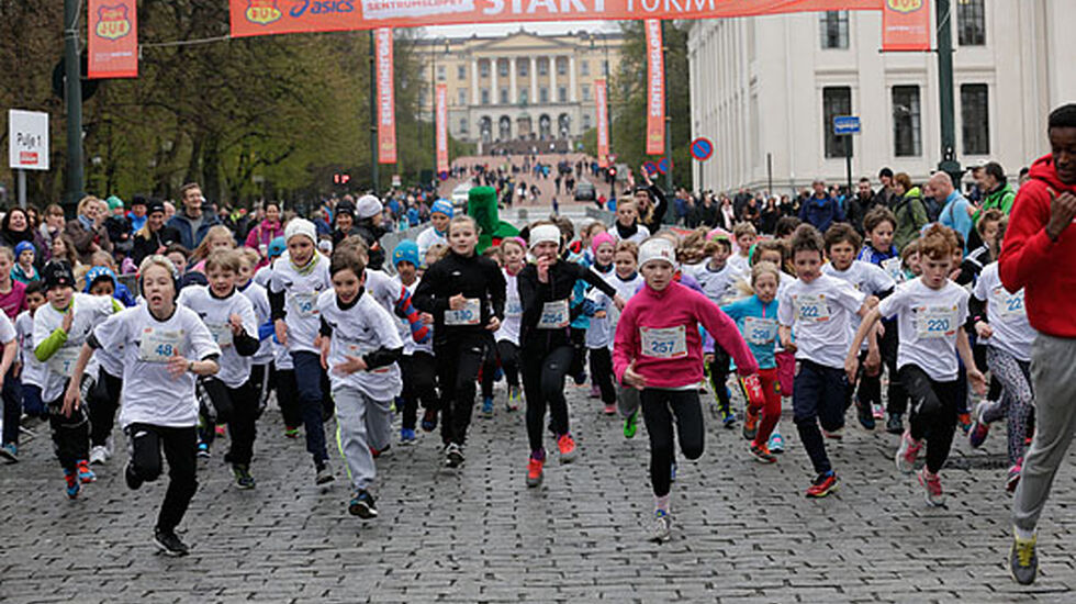 Start i Barneløpet. Foto: Per Inge Østmoen