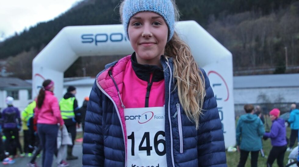Anna Elise Ullavik Sylte fra Sykkylven satte ny løyperekord i kvinneklassen i dagens Konradløp. Foto Martin Hauge-Nilsen