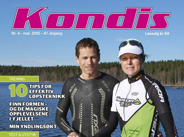 Even Chiodera og Line Foss liker det meste av kondisjonsidrett, men er særlig glad i triatlon. (Foto: Kjell Vigestad)