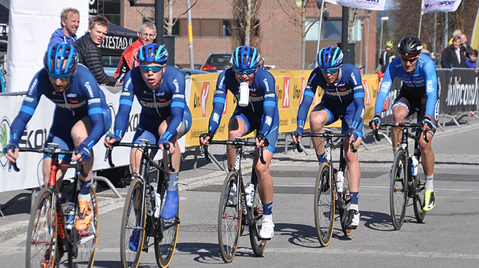 Team Joker i tet i fjorårets utgave av Gylne Gutuer. (Foto: Heidi Fjellet Kristiansen)
