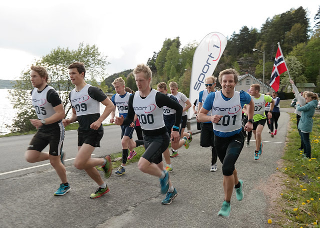 Feltet legger av gårde i førsteutgaven av Hyggenmila. (Foto: Hanne Marie Morberg)
