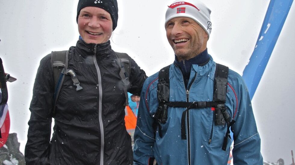 Merete Helgheim og Kristen Skjeldal. Foto: Martin Hauge-Nilsen