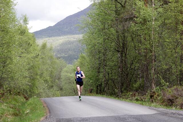 Kristian Nedregård på toppen av