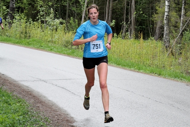 Eldbjørg Moxnes i ABIK-karusellens 3. løp 2015. (Foto: Olav Engen)