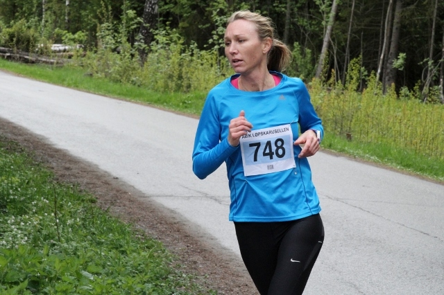 Silje Christiansen vant 1500 meter på Lillestrøm, her i et løp i ABIK-karusellen 2015. (Foto: Olav Engen)