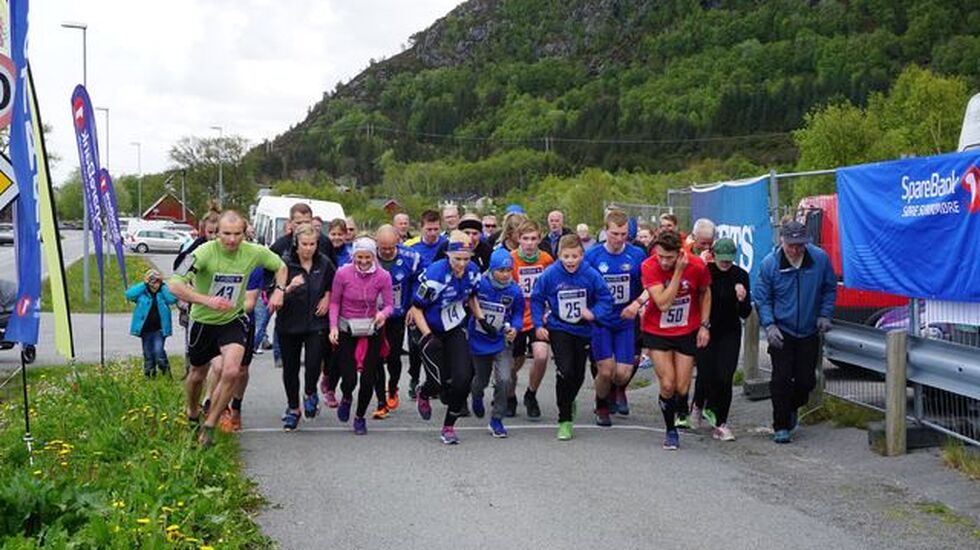 Starten gått. Foto: Ida Moltu