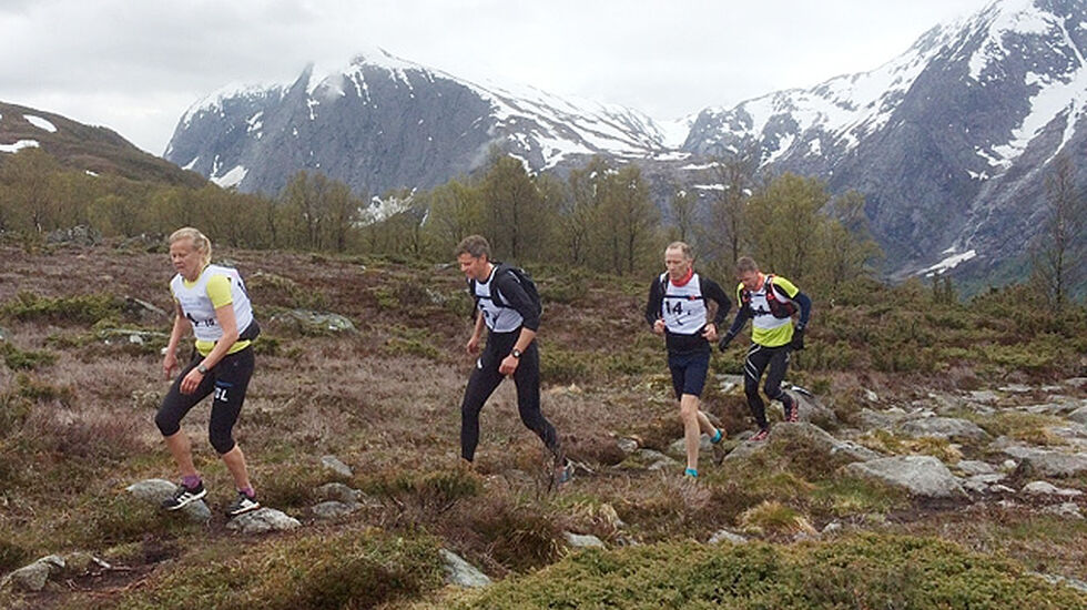 For sjuende gang: Solfjelløpet vart arrangert lørdag med 80 deltakarar. Foto: Arrangøren.