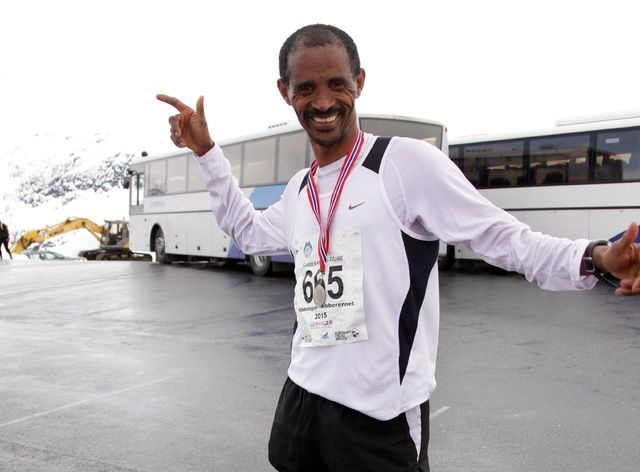 Eritreeren Tesfayohannes Mesfun Fisehatsion bor i Bodø og vant dagens Nibbeløp