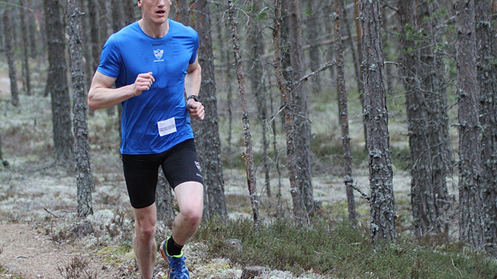 Johan Edin i Gå-joggen i Stavåsen i 2013.