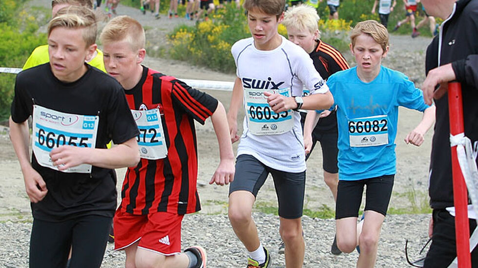 Mange bakker opp og ned i UngdomsBirken. (Foto: Kjell Vigestad)