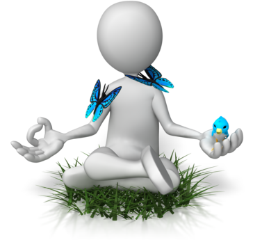 Animert figur i 3-D - beeing in nature Animert figur i 3-D - beeing in nature