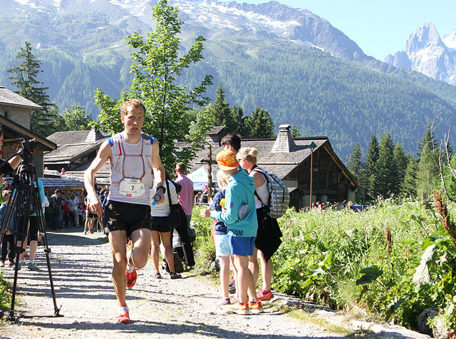Thorbjørn Ludvigsen hadde ei imponerende helg i Chamonix - med tredjeplass på KM Vertical og sjetteplass på dagens maratonløp. (Foto: Runar Gilberg)