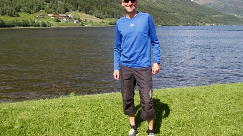 Sverre Gunnar Brunstad fra Velledalen i Sykkylven sprang jevne kilometer på 3.50 og vant med det maratondistansen