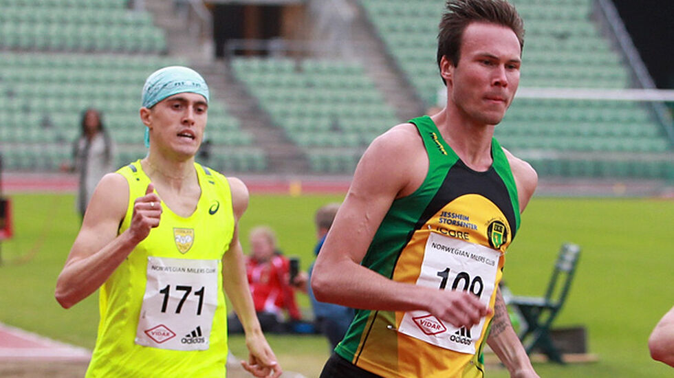 Andreas Roth (til høyre) og Roald Frøskeland gikk videre fra hvert sitt heat. (Arkivfoto: Kjell Vigestad)