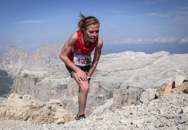 Eli Anne Dvergsdal viste igjen at hun er en av Europas beste fjelløpere. (Foto: arrangøren)