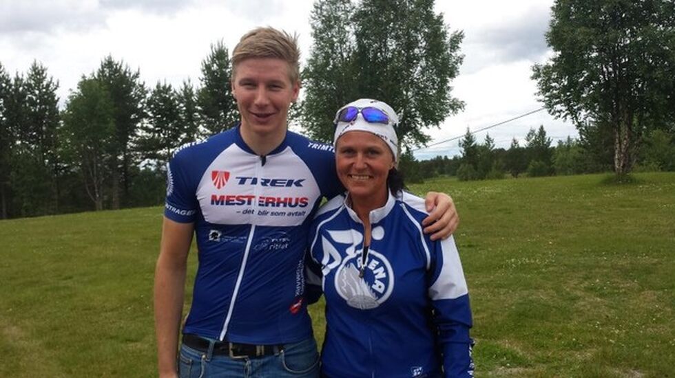 Eirik Fiskvik og Sissel Kulseth Østvold vant den femte utgaven av Femundrittet på overbevisende vis lørdag. (Foto: Engerdal Sykkelklubb)