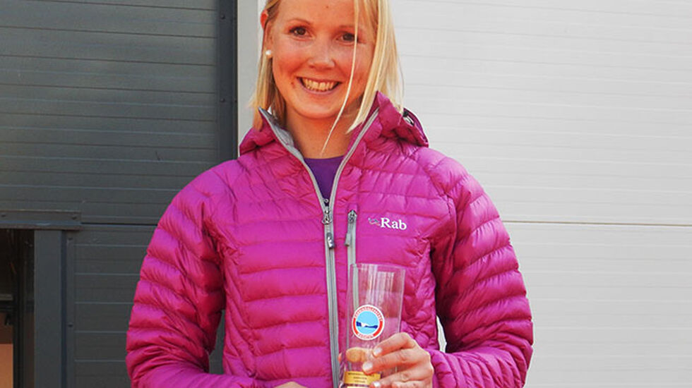 Ragnhild Susanne Molland som i fjor sette løyperekord på maraton med tida 3.08.42