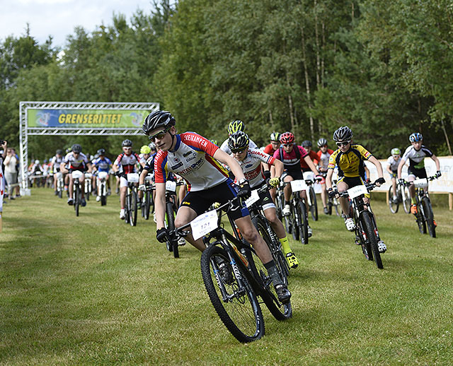 Starten på ungdomsklassen for gutter 13-14 år. (Foto: Bjørn Johannessen)