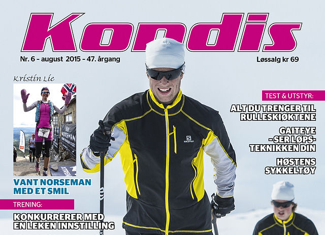 Vinneren av Madshus Skimaraton, Petter Soleng Skinstad, ble presentert i et stort oppslag i Kondis nr 6-2015.