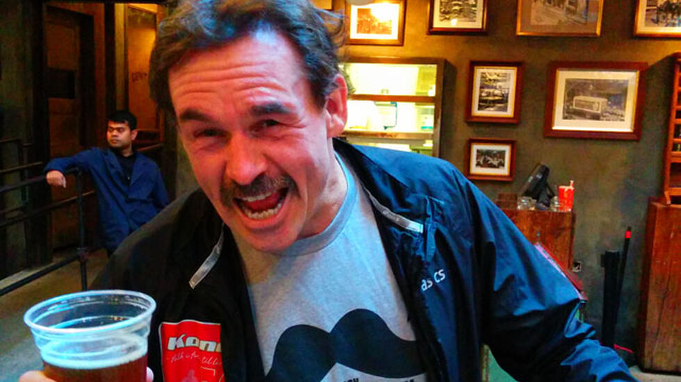 Barteløp hvor inntekten går til Movemberbevegelsen for menns helse arrangeres verden over i November, her er nettredaktøren etter deltakelse i Barteløp på Manhatten i november 2014.