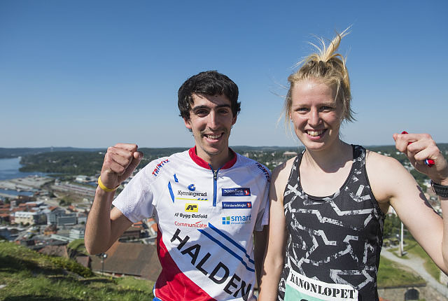 Herre- og damevinner Antonio Perez og Tuulia Viberg. (Alle foto: Bjørn Johannessen)
