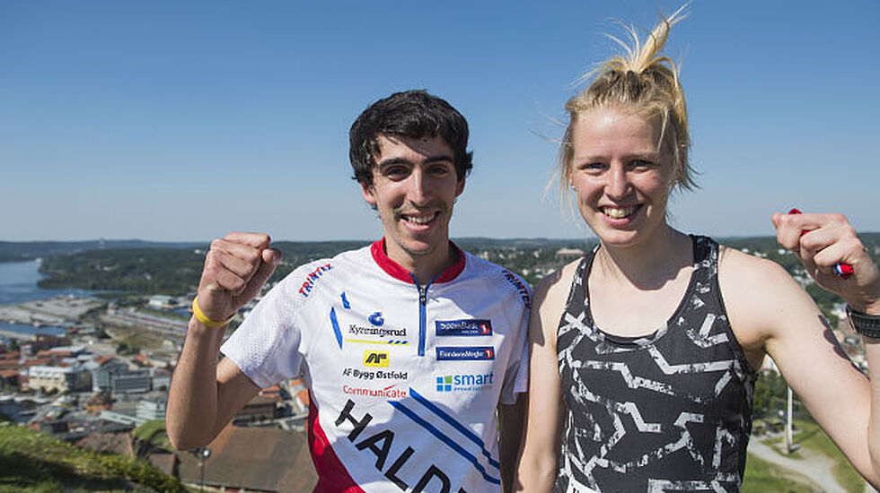 Herre- og damevinner Antonio Perez og Tuulia Viberg. (Alle foto: Bjørn Johannessen)