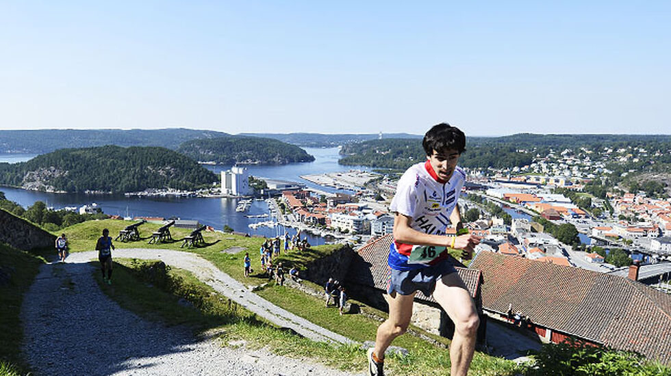 Antonio Perez vant Kanonløpet i 2015. Lørdag 9. september arrangeres årets utgave av det populære motbakkeløpet i Halden. (Foto: Bjørn Johannessen)