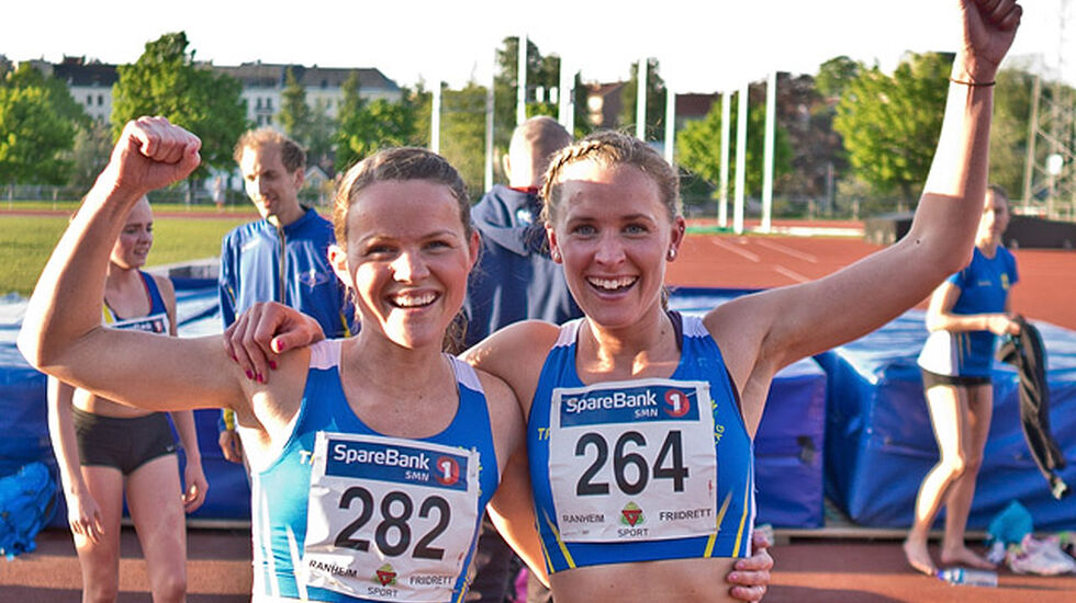 Hedda Hynne (til høyre) løp på 2.02,74 og Yngvild Elvemo på 2.02,87. (Arkivfoto: Helge Langen) 