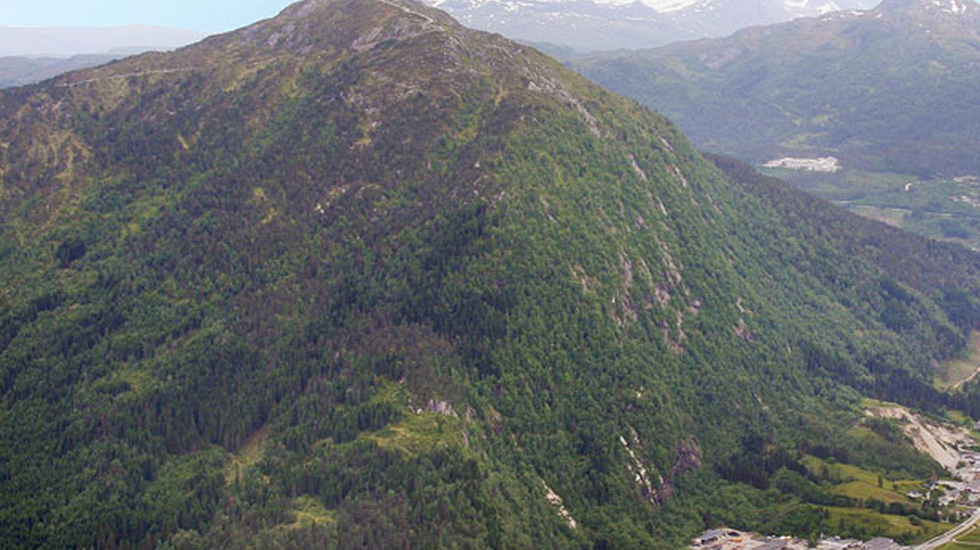 Hafstadfjellet som skal bestiges i Førde Opp. Foto: Arrangør