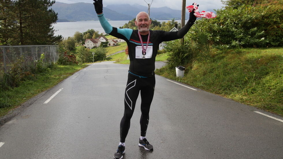 Geir Råheim, Ålesund Tennisklubb vant i dag sin første maraton på nyvinningen Sekken Open Maraton i Romsdal