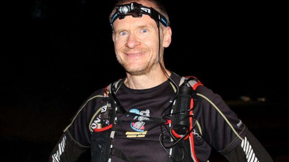 Arkivbilde fra da Henning løp Nordmarka Ultra Challenge i 2015