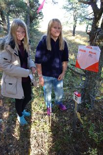 Hanna og Marie 6-trinn på nest siste post
