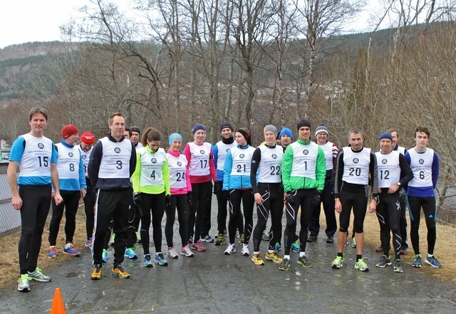 Før start av Rotevatnet rundt. Foto: Arrangør